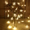 Snowflake light strings, led small colored lights, star lights, battery box flashing light strings, Christmas festival ins decorative lights Application Scenario